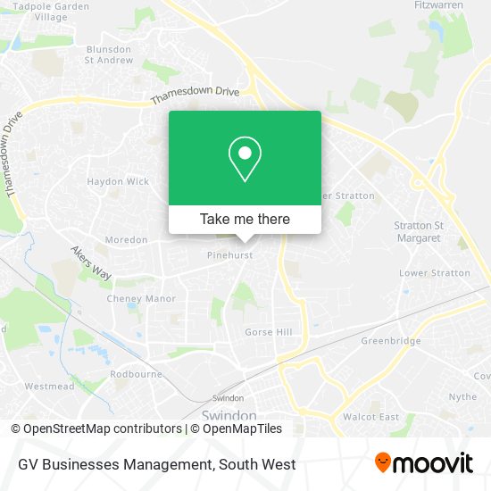 GV Businesses Management map