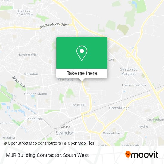 MJR Building Contractor map