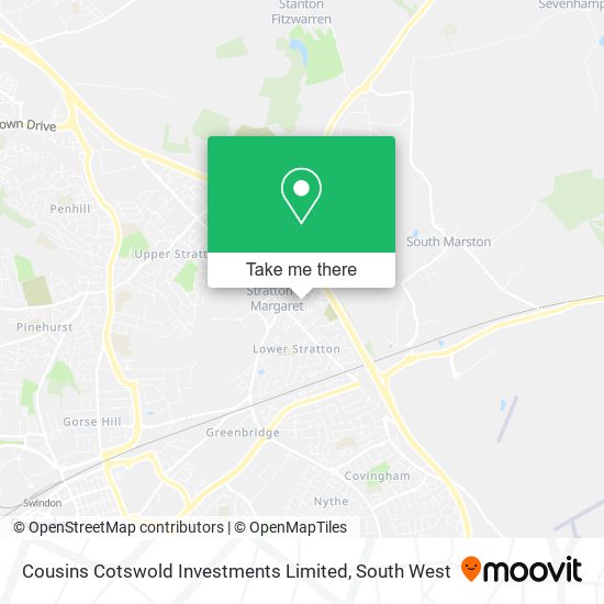 Cousins Cotswold Investments Limited map