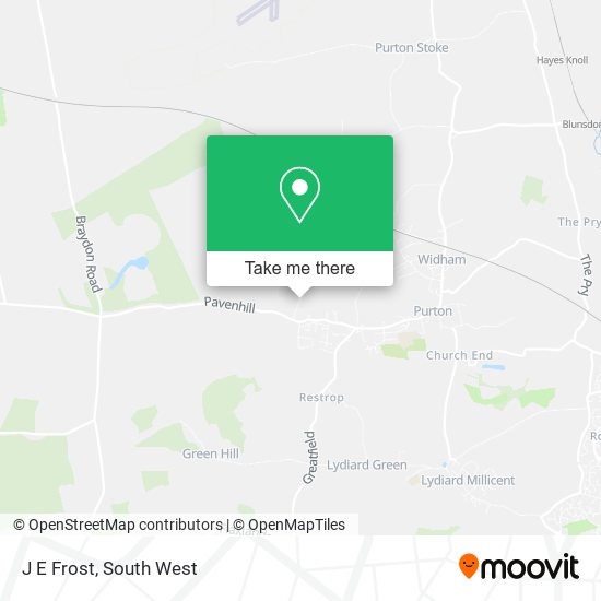 J E Frost map