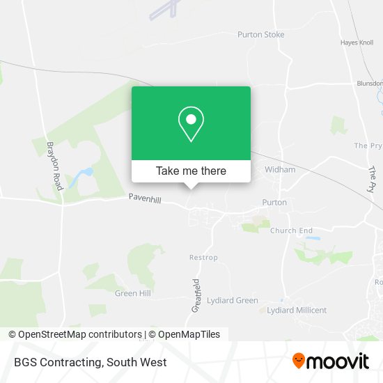 BGS Contracting map