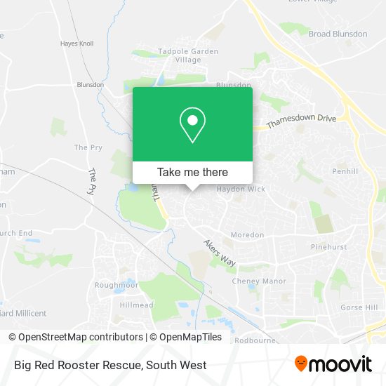 Big Red Rooster Rescue map