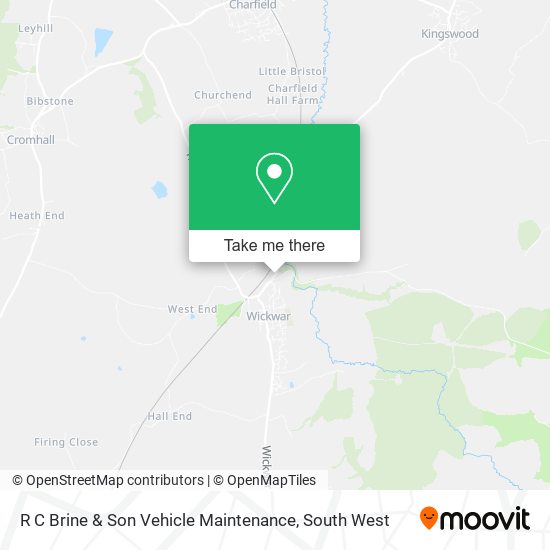 R C Brine & Son Vehicle Maintenance map