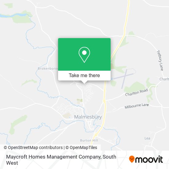 Maycroft Homes Management Company map