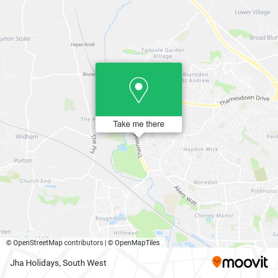 Jha Holidays map