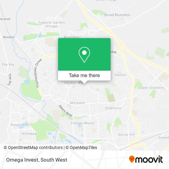 Omega Invest map