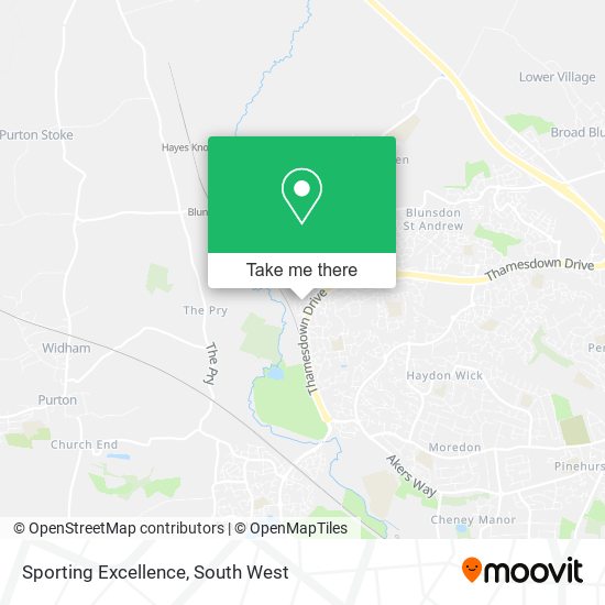 Sporting Excellence map