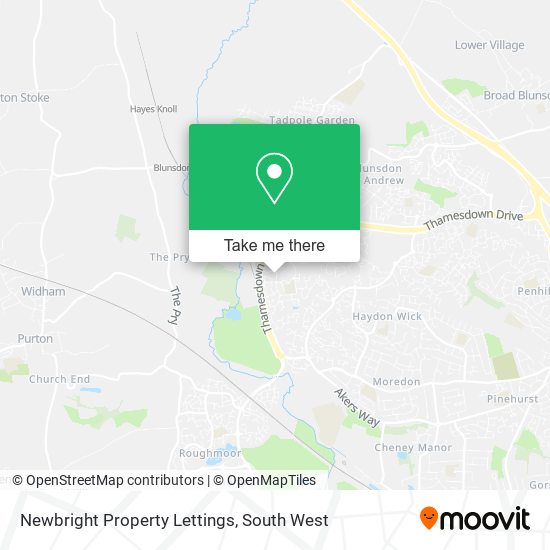 Newbright Property Lettings map