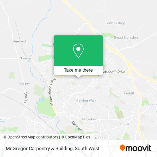 McGregor Carpentry & Building map