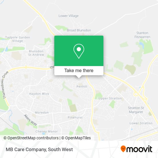MB Care Company map
