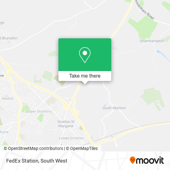 FedEx Station map