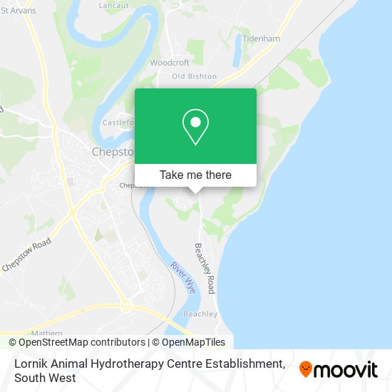 Lornik Animal Hydrotherapy Centre Establishment map