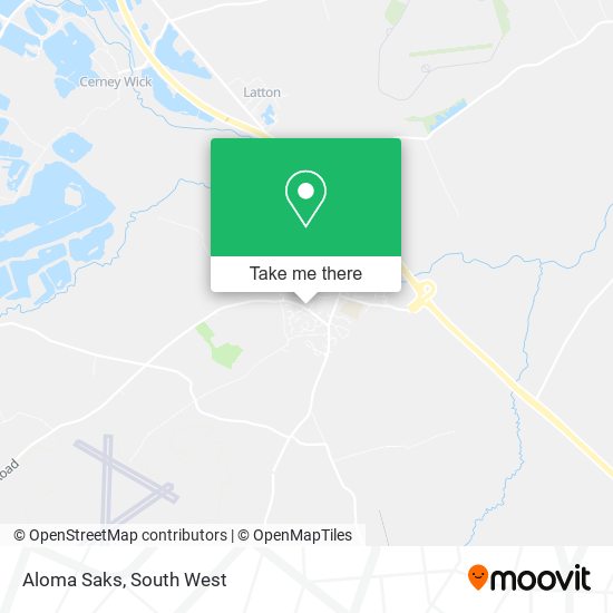 Aloma Saks map