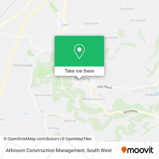 Atkinson Construction Management map