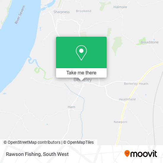 Rawson Fishing map