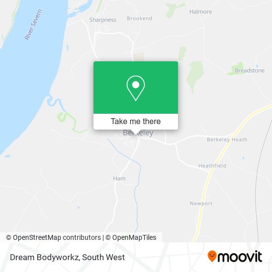 Dream Bodyworkz map