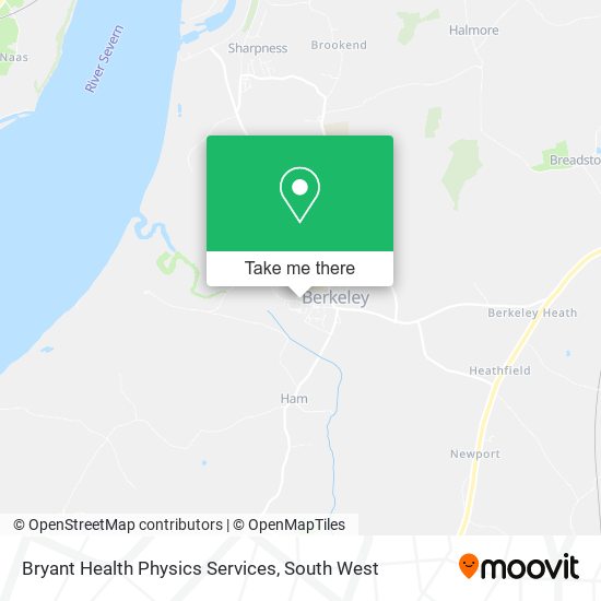 Bryant Health Physics Services map