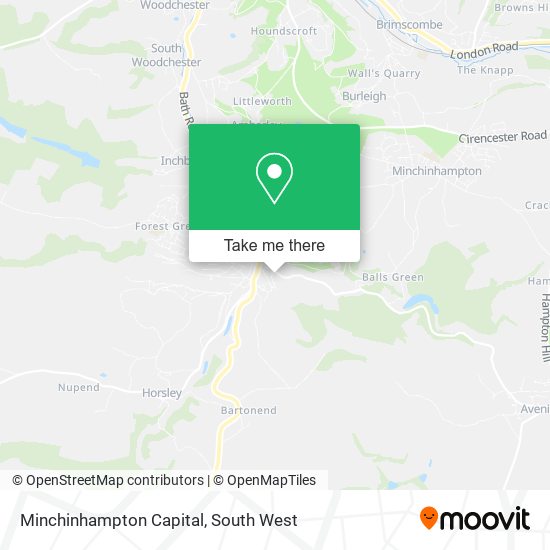 Minchinhampton Capital map
