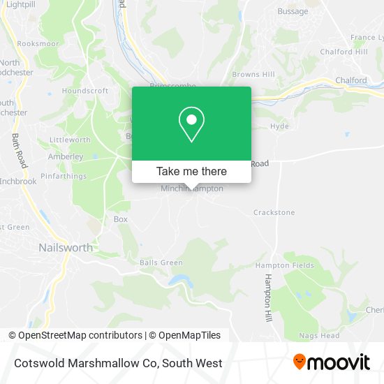 Cotswold Marshmallow Co map