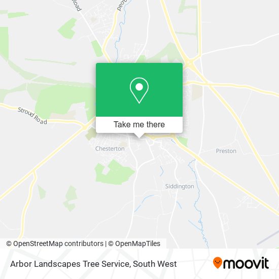 Arbor Landscapes Tree Service map