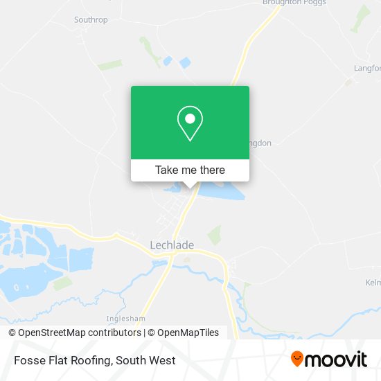 Fosse Flat Roofing map