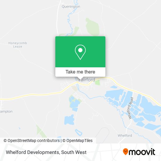 Whelford Developments map