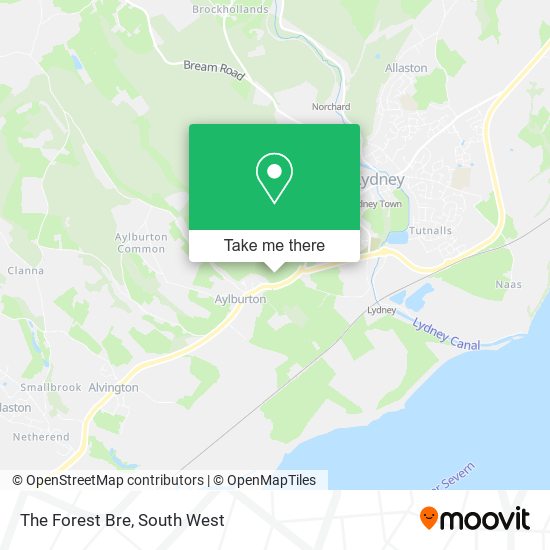 The Forest Bre map