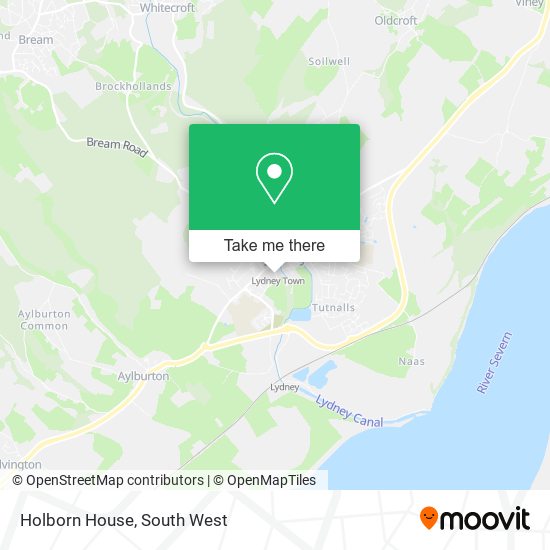 Holborn House map