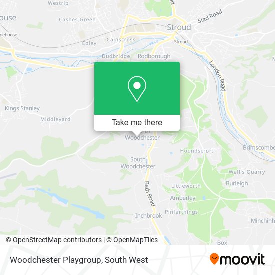 Woodchester Playgroup map