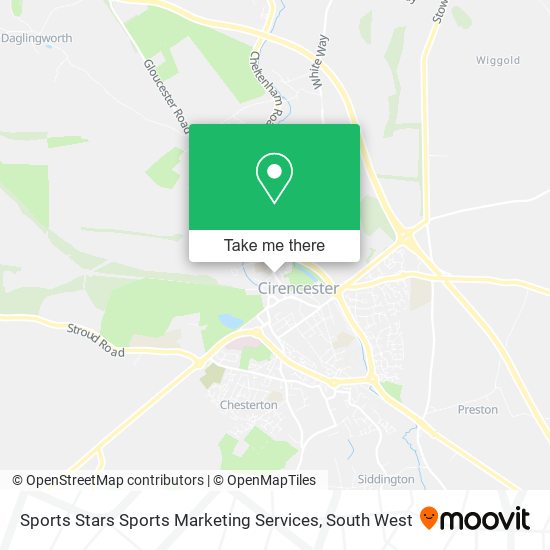 Sports Stars Sports Marketing Services map