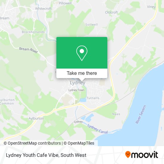 Lydney Youth Cafe Vibe map