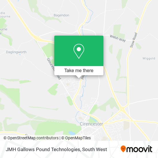 JMH Gallows Pound Technologies map