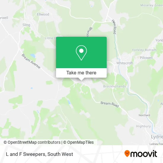 L and F Sweepers map