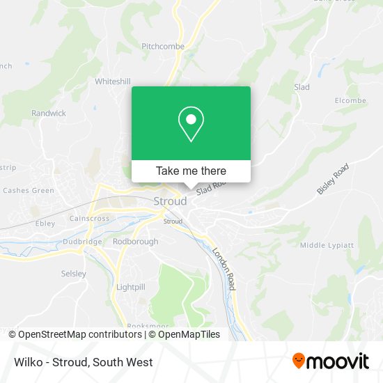 Wilko - Stroud map