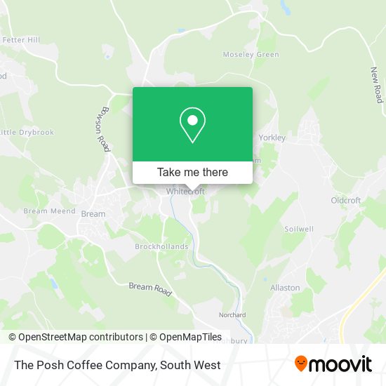 The Posh Coffee Company map