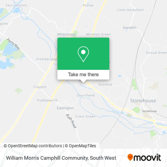 William Morris Camphill Community map