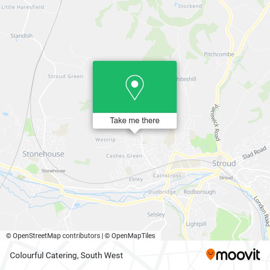 Colourful Catering map