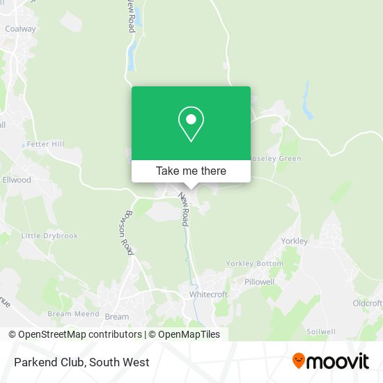Parkend Club map