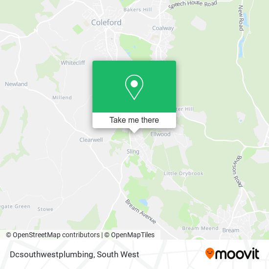 Dcsouthwestplumbing map