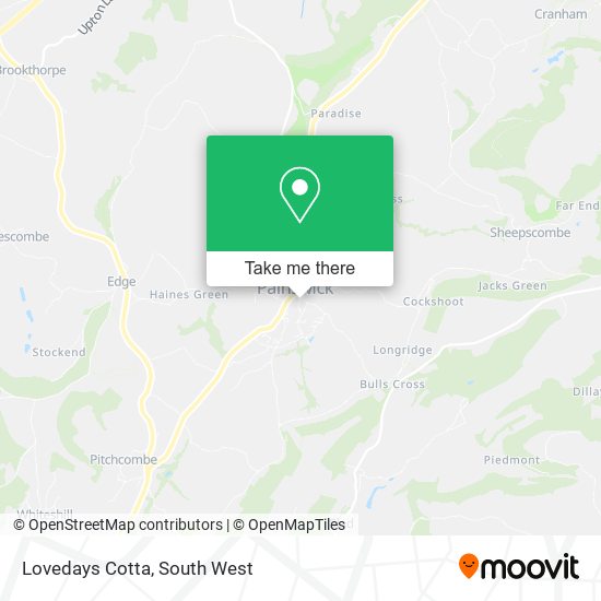 Lovedays Cotta map