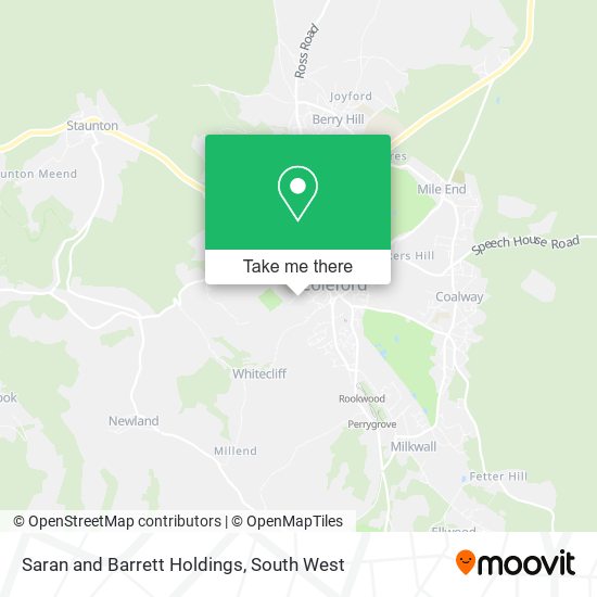 Saran and Barrett Holdings map