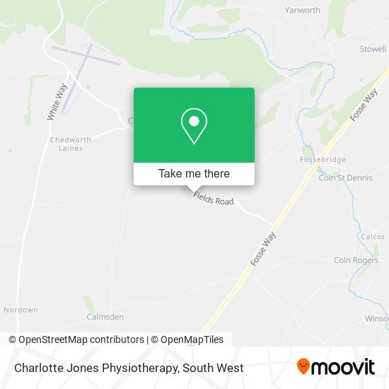 Charlotte Jones Physiotherapy map