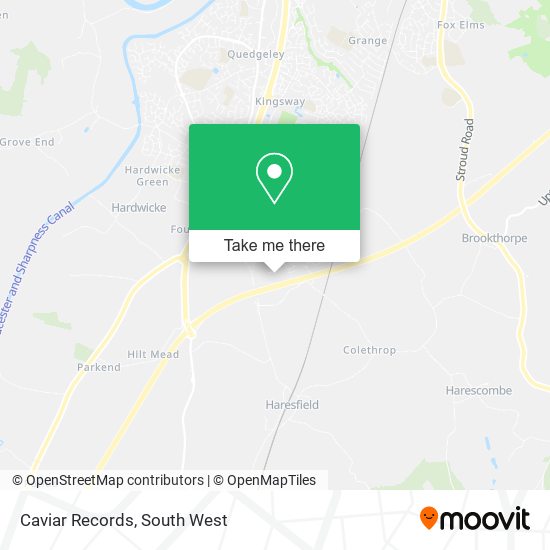 Caviar Records map