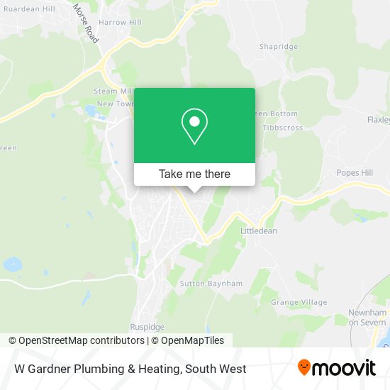 W Gardner Plumbing & Heating map