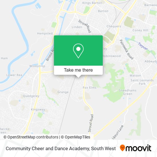 Community Cheer and Dance Academy map