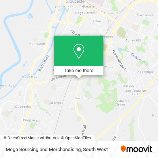 Mega Sourcing and Merchandising map