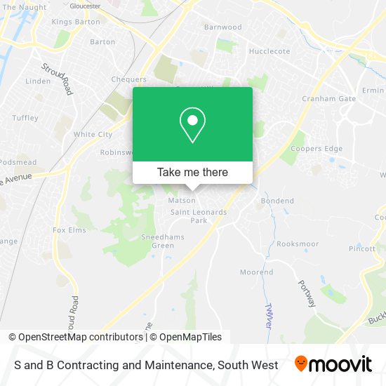 S and B Contracting and Maintenance map