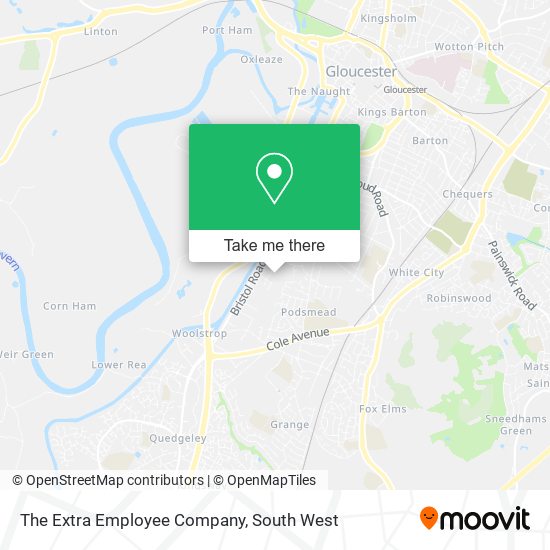 The Extra Employee Company map