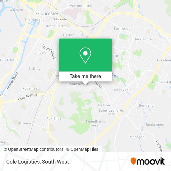 Cole Logistics map