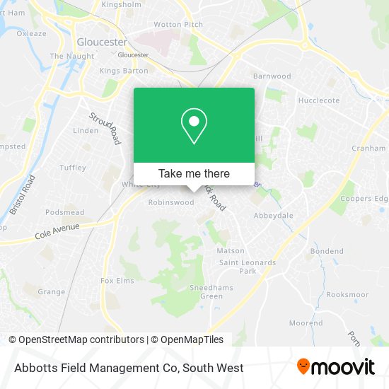 Abbotts Field Management Co map